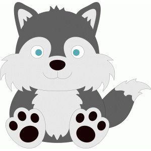 Free Cute Wolf Cliparts, Download Free Clip Art, Free Clip