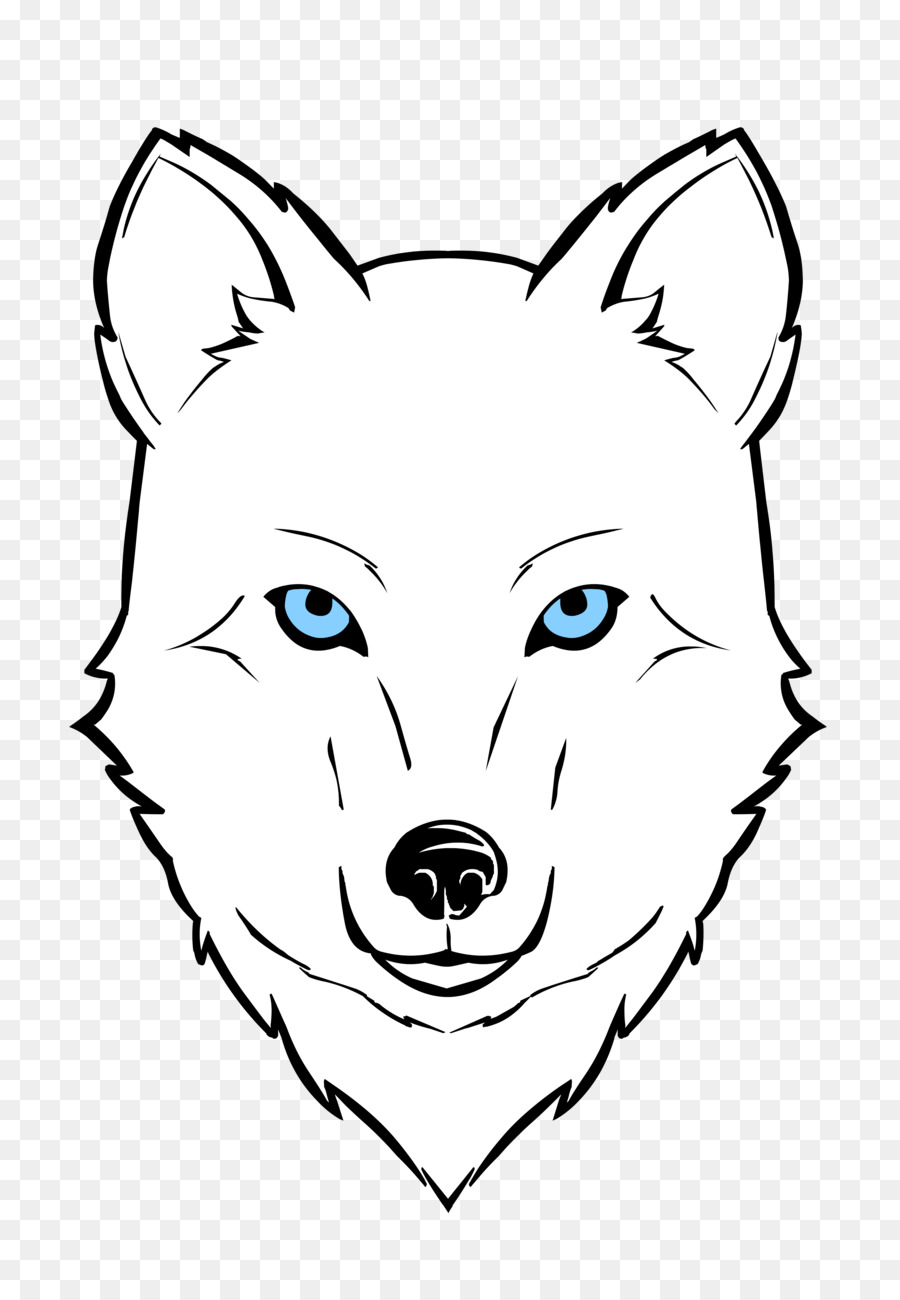wolf clipart face