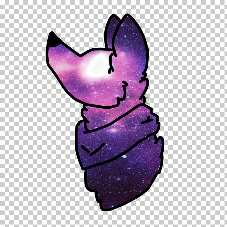 Drawing Gray wolf , galaxy PNG clipart