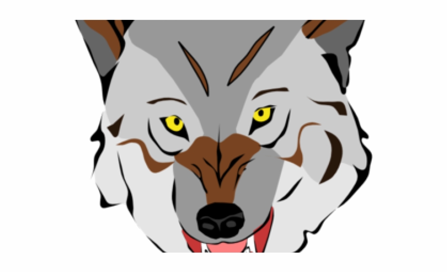 Vector wolves clipart.