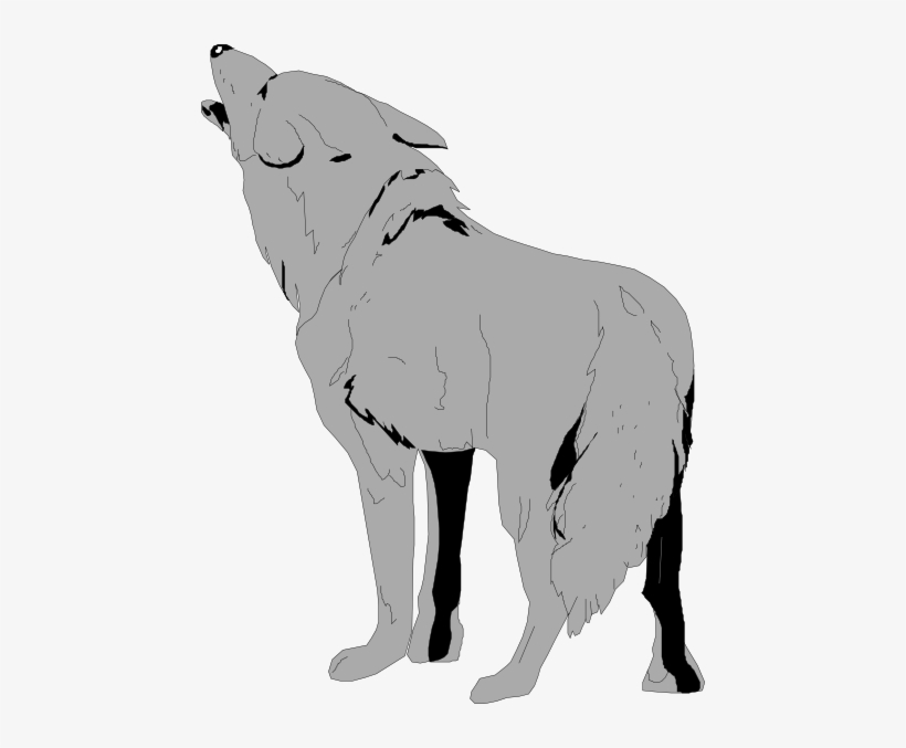 Small wolf clipart.