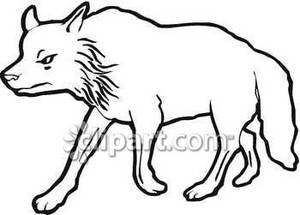 Wolf Clipart Black And White