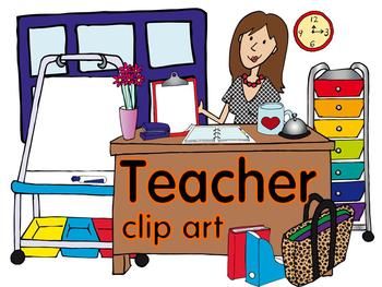 Teacher work clipart