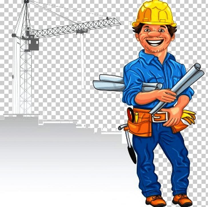 Cartoon Construction Worker PNG, Clipart, Animation