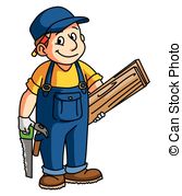 Carpenter stock illustration.