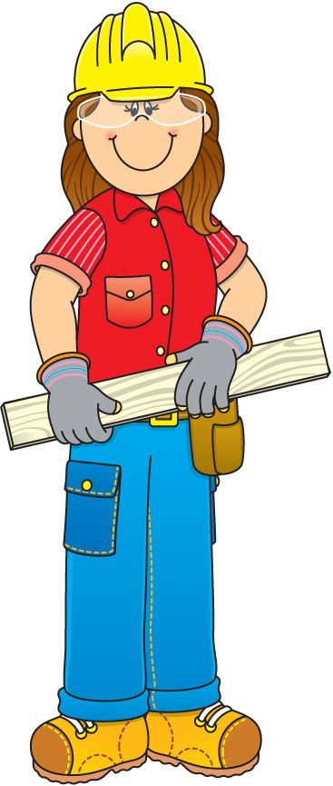 worker clipart female