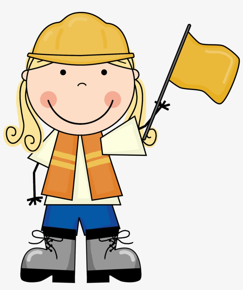 Kid Construction Worker Clipart