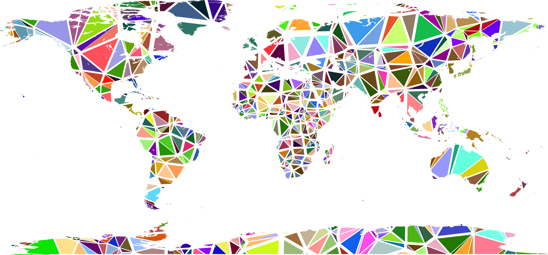 Clipart world colorful.