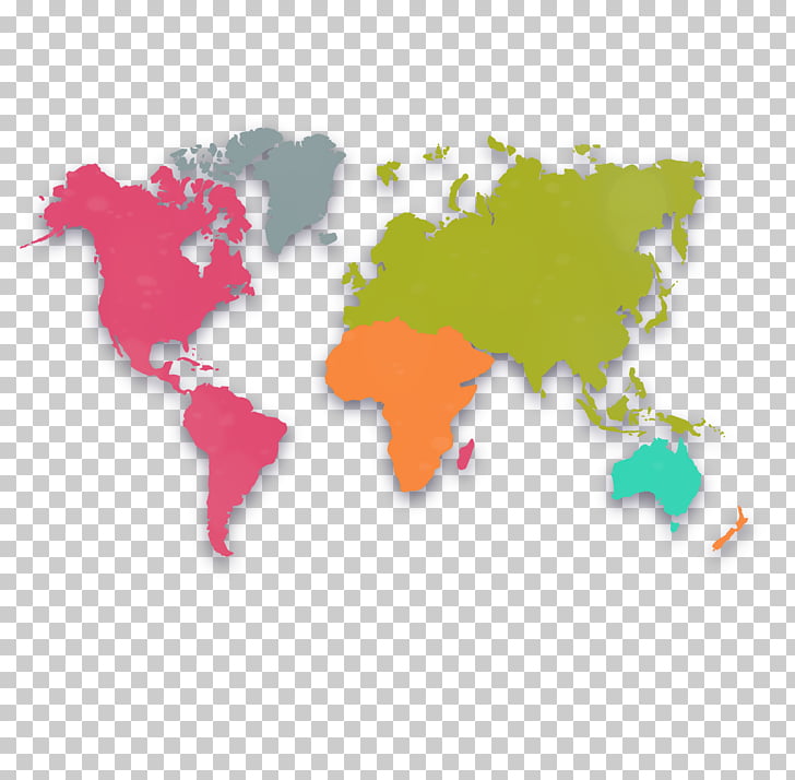 World map Globe , Colorful map PNG clipart