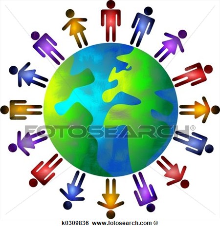 world clipart people