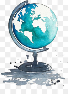 World Map Watercolor PNG and World Map Watercolor