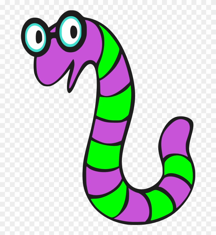 Cute Inchworm Clipart Image