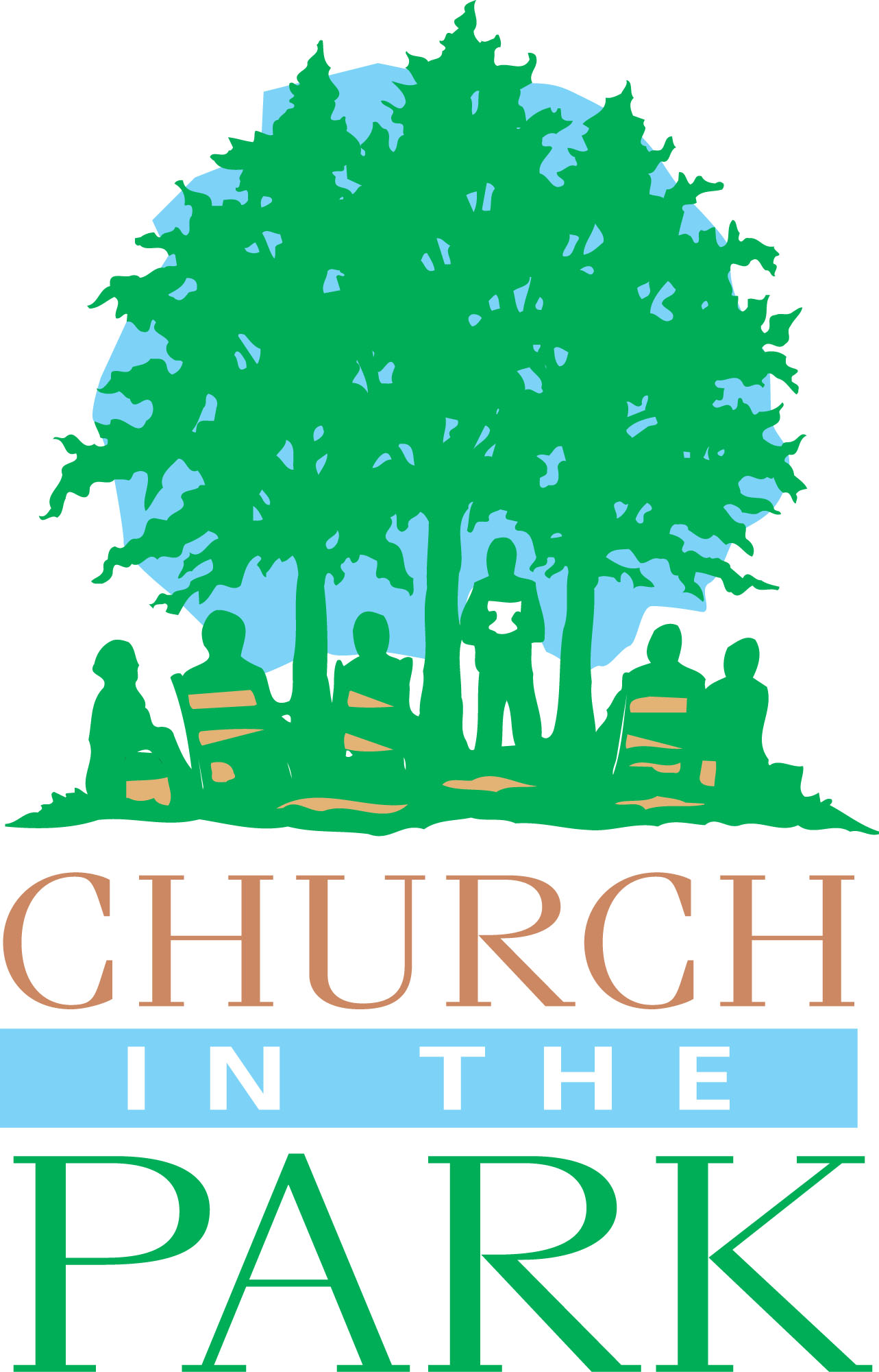 Worship in the park clipart