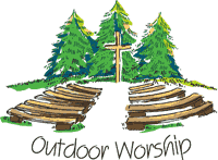 Outdoor worship clipart