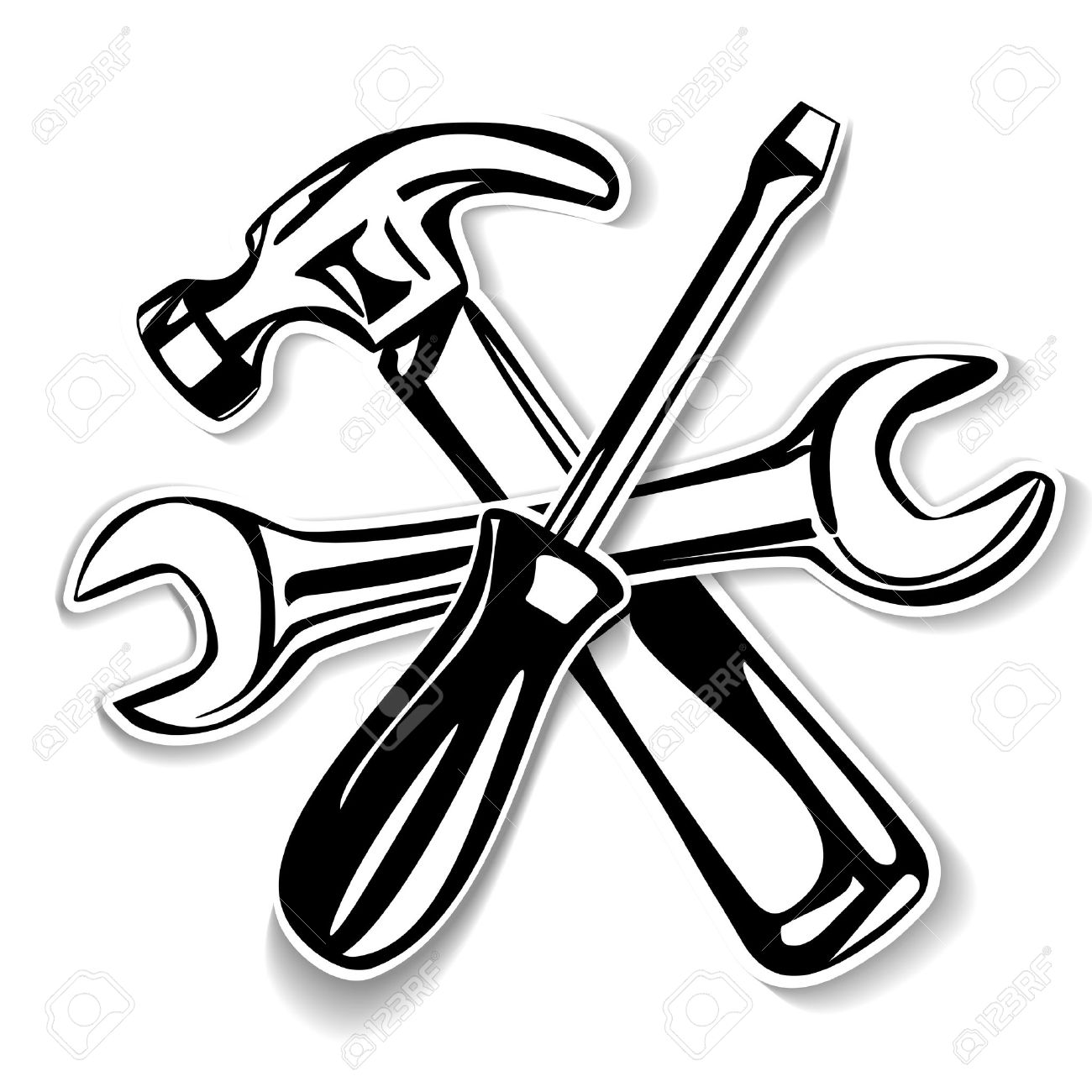 Hammer And Screwdriver Clipart