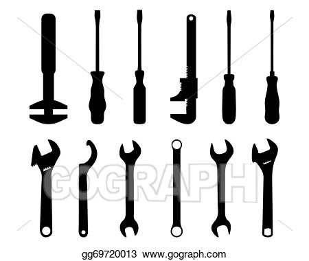 wrench and screwdriver clipart vector screw