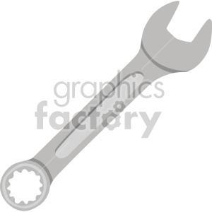 Combination wrench clipart