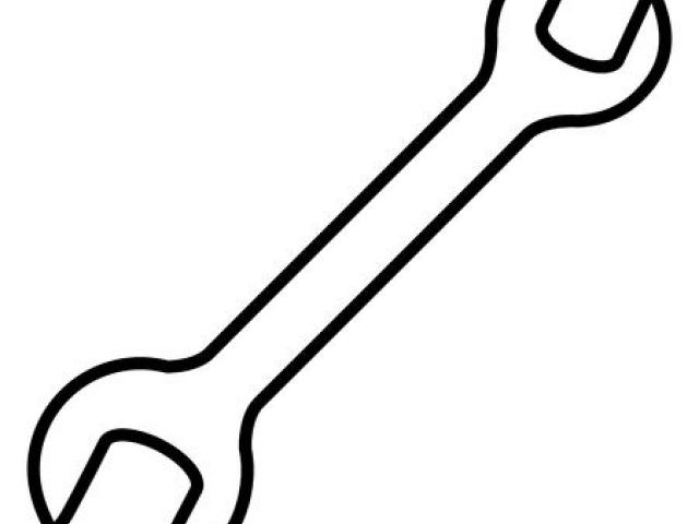 wrench clipart outline