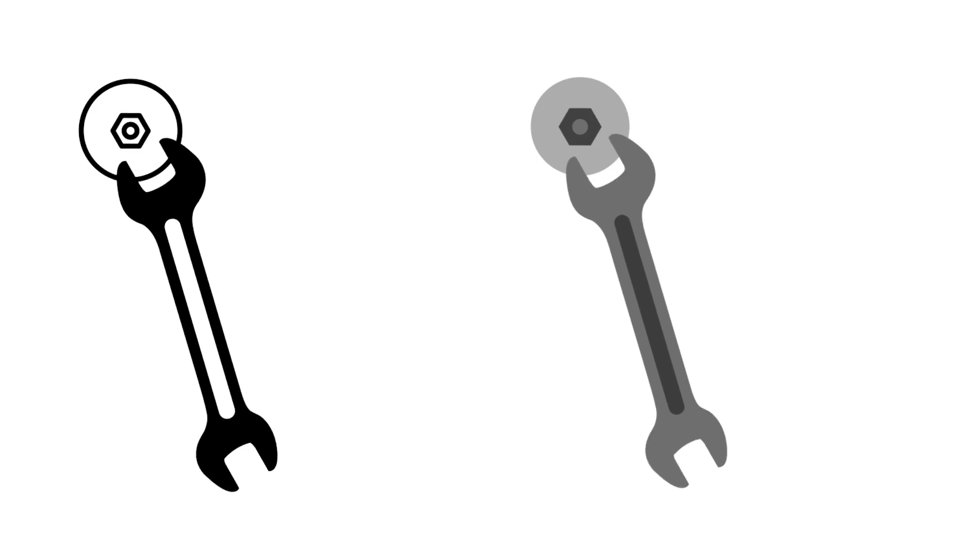 Animated wrench clipart.