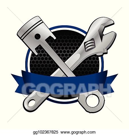 wrench clipart piston
