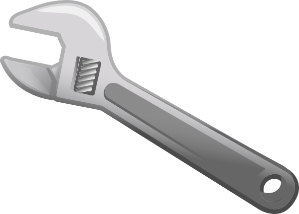 Spanners Adjustable spanner Socket wrench Clip art