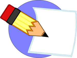 Paper With Writing Clipart