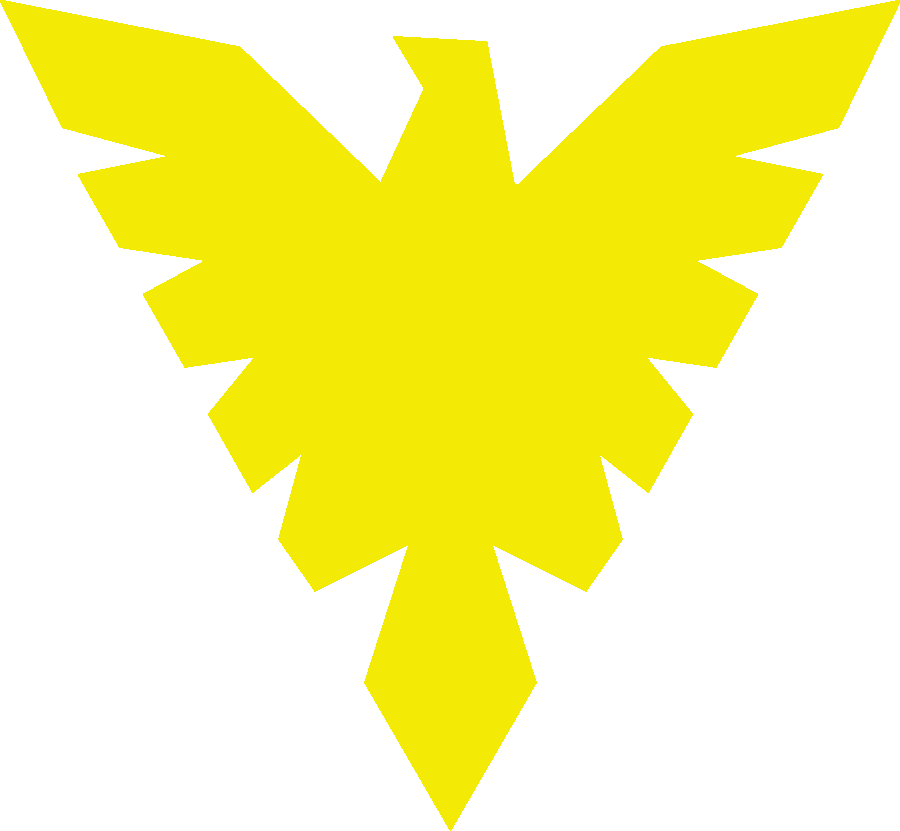 Phoenix clipart yellow.