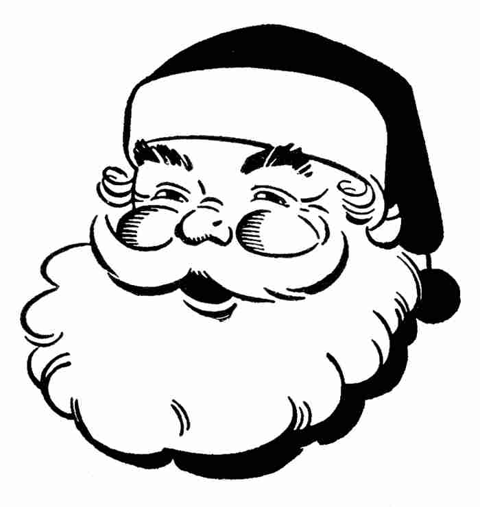 Free Black And White Christmas Clip Art, Download Free Clip