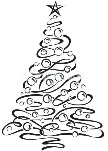 Black And White Ornaments Christmas Fancy Ornament Clip Art