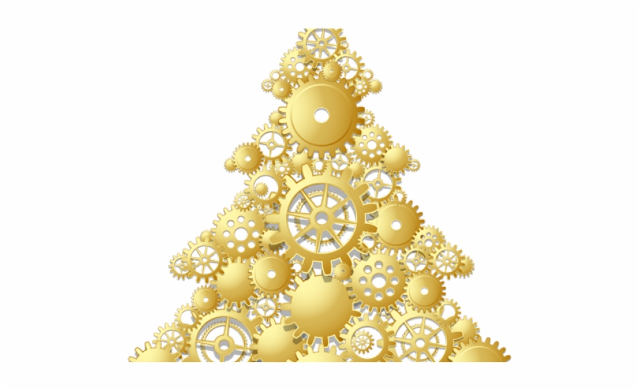 Merry Christmas Clipart Gold
