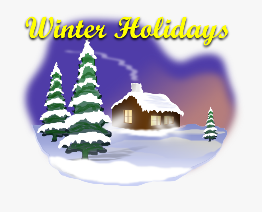 Free Clipart Winter Holiday Scene Inky