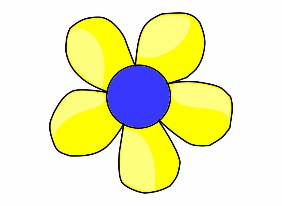 Yellow flowers clip.