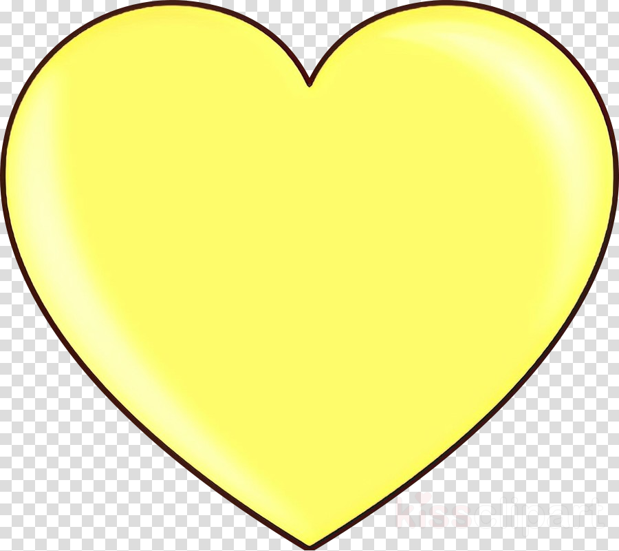 Yellow heart clip.