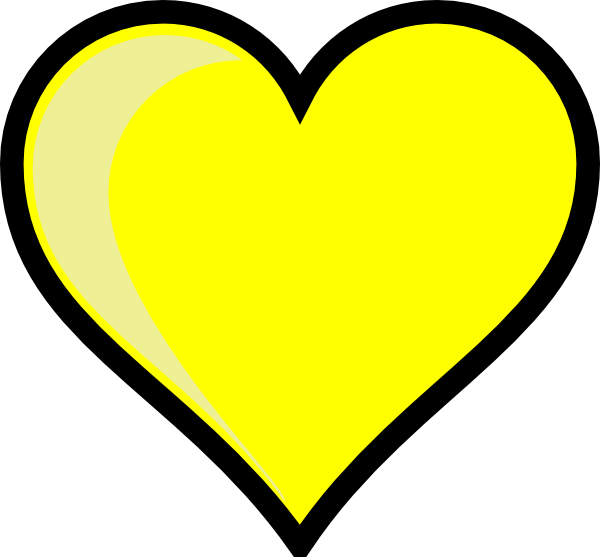 Heart yellow heart.