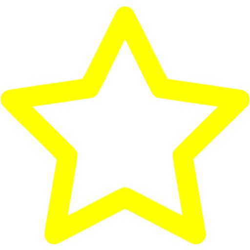 Star outline images yellow outline star icon free yellow