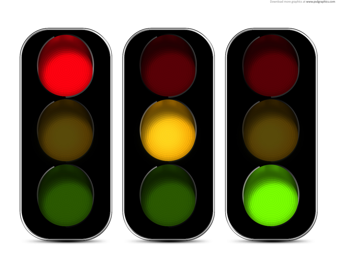 yellow clipart traffic light