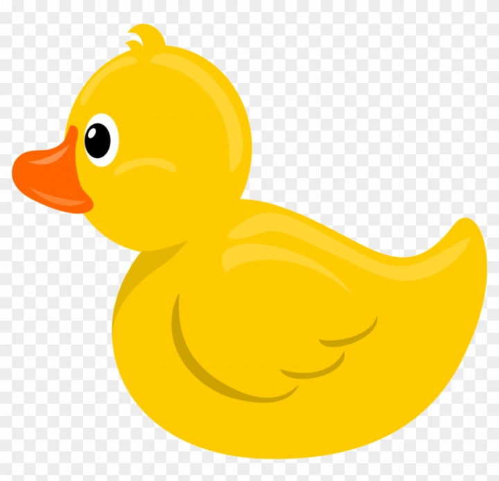 Yellow clipart duck.