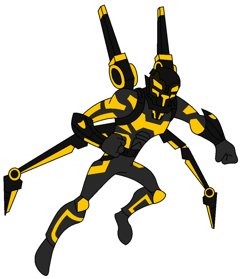 Antman Drawing Yellow Jacket Transparent