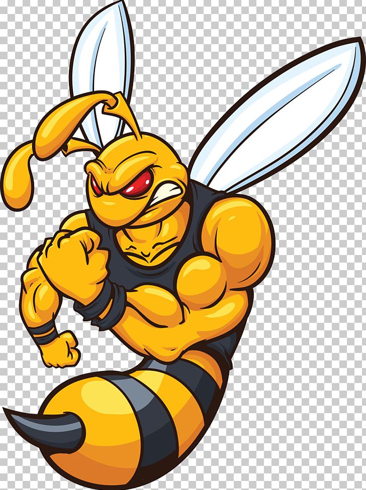 Hornet Bee Yellowjacket Cartoon PNG, Clipart, Animal, Art