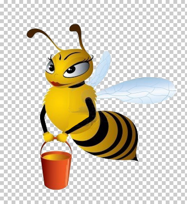 Honey bee Queen bee, bee PNG clipart