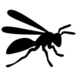 yellow jacket clipart silhouette