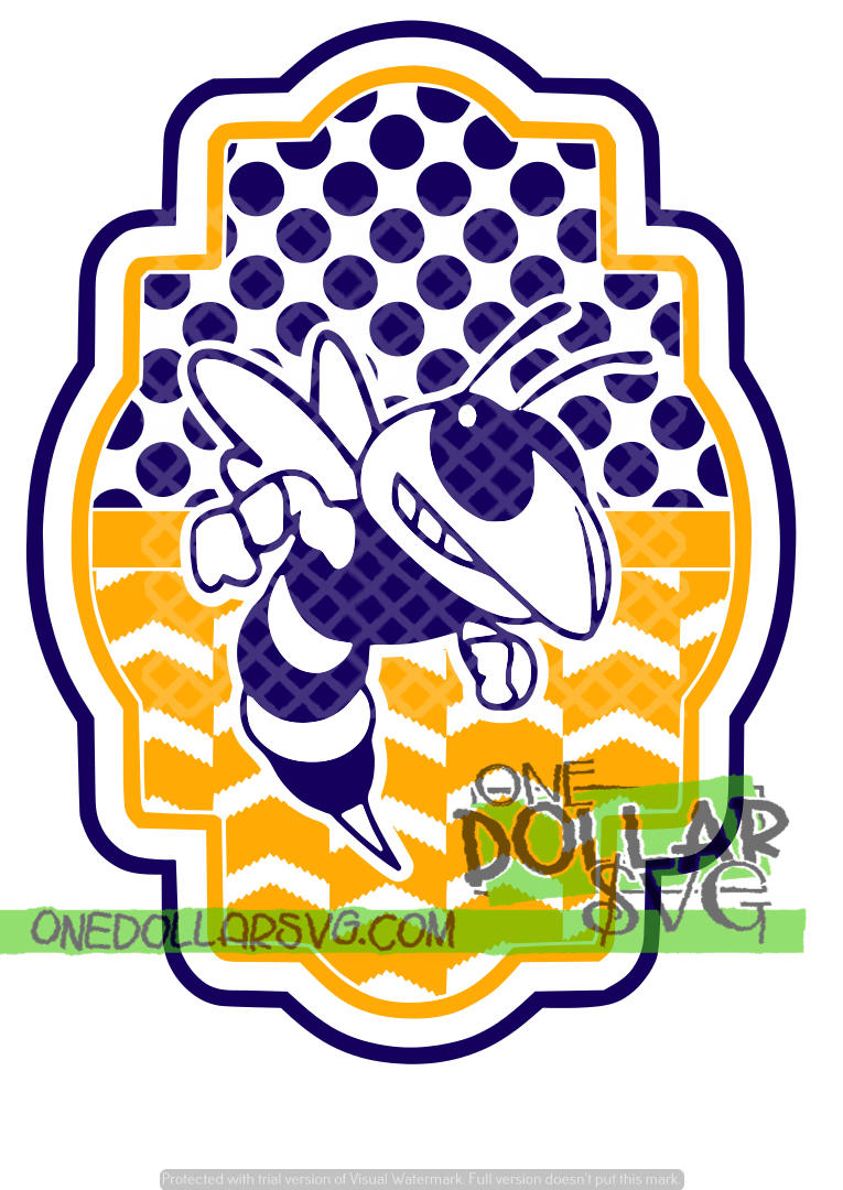 yellow jacket clipart svg