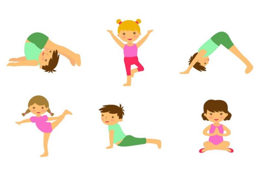 Yoga clipart animated.
