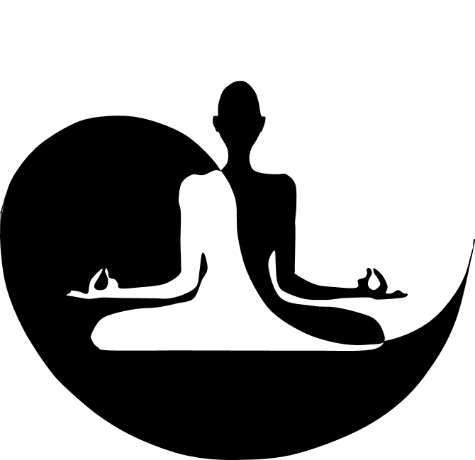 Meditation clipart logo.