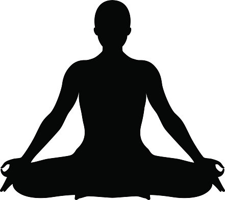 Yoga position Clipart Image