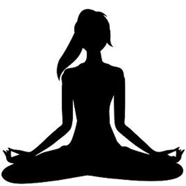Meditation yoga clipart collection