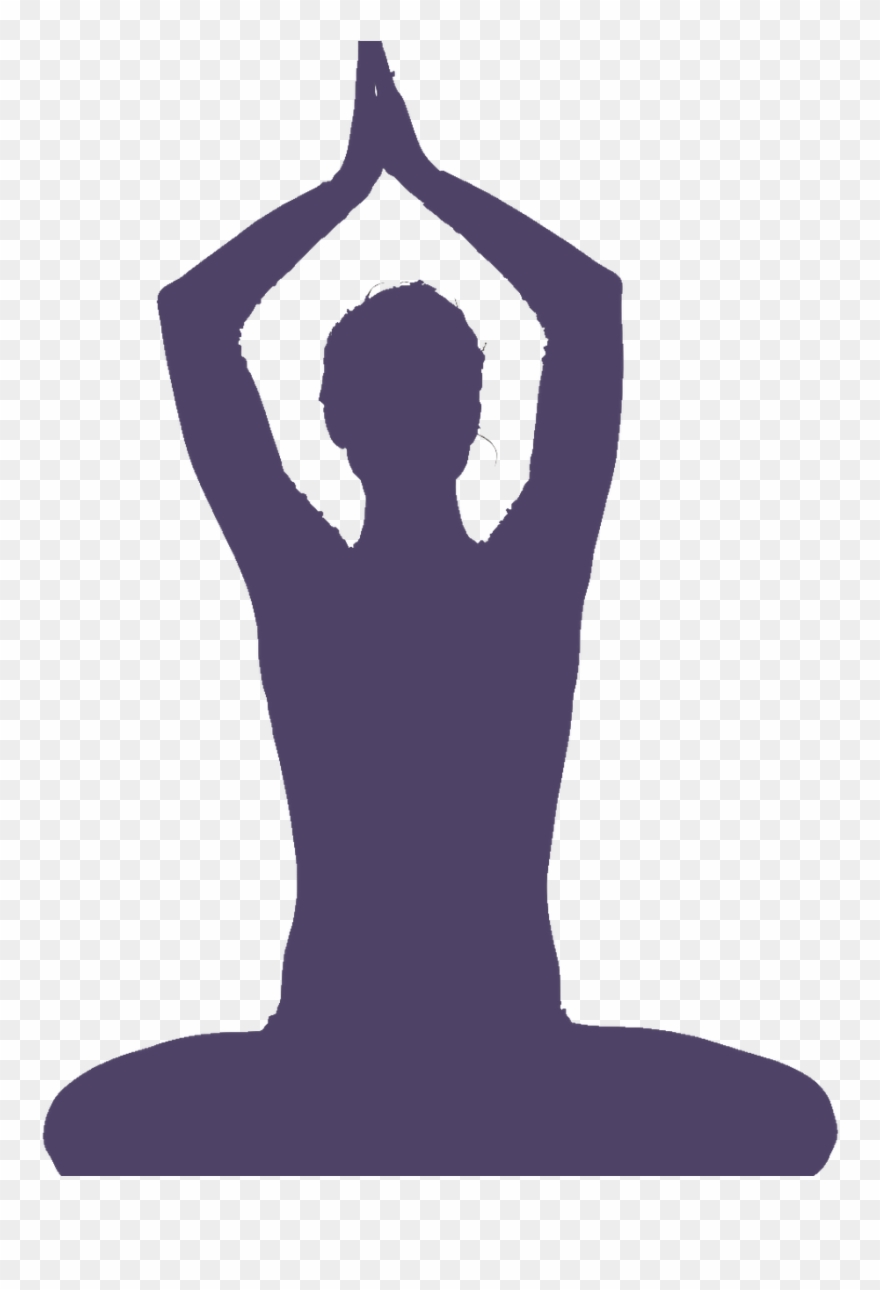 yoga clipart outline