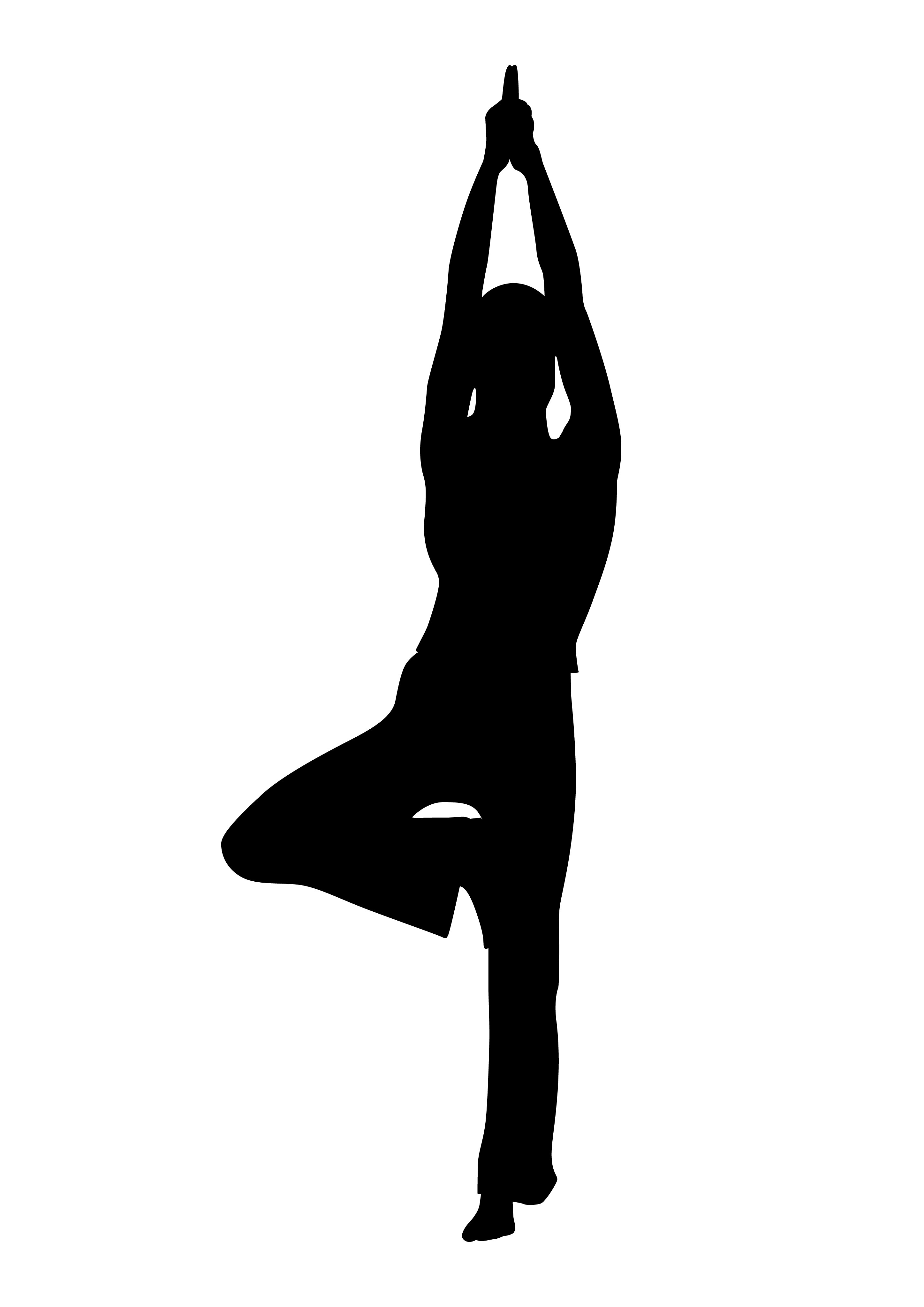 Free yoga clipart silhouette stock photos images