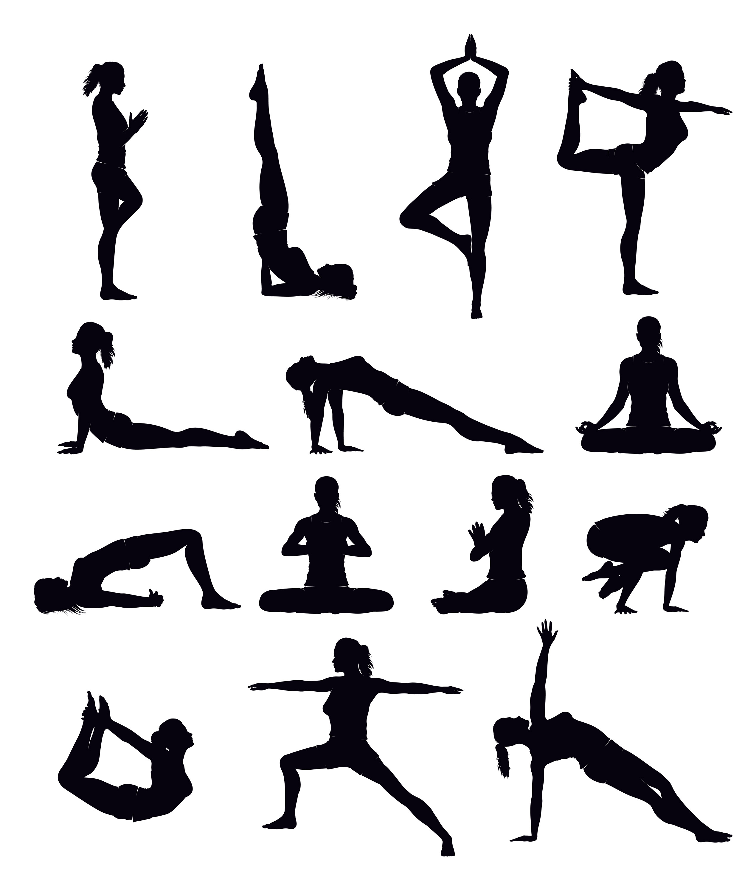 Free yoga pose.