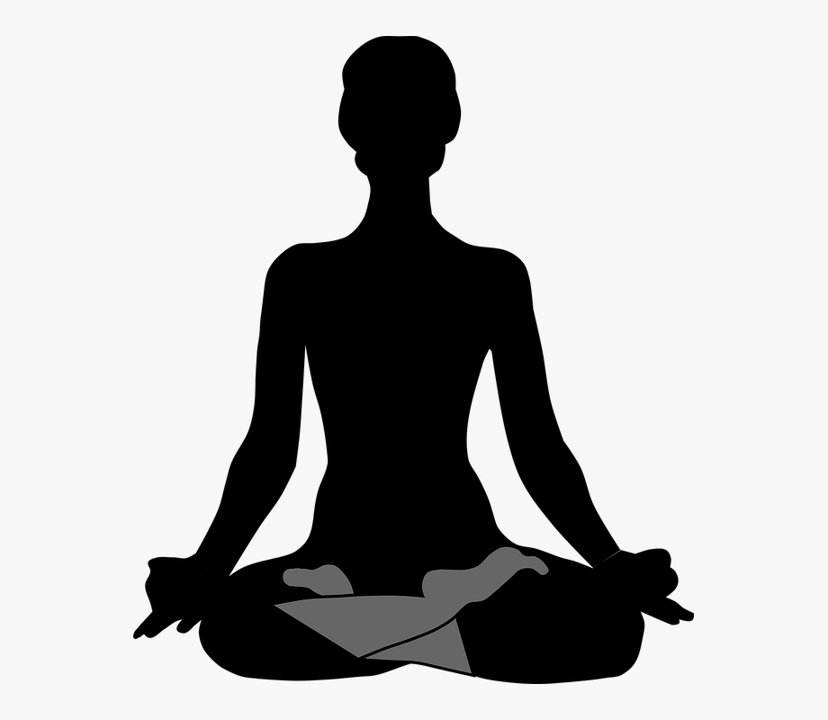 yoga poses clipart meditation
